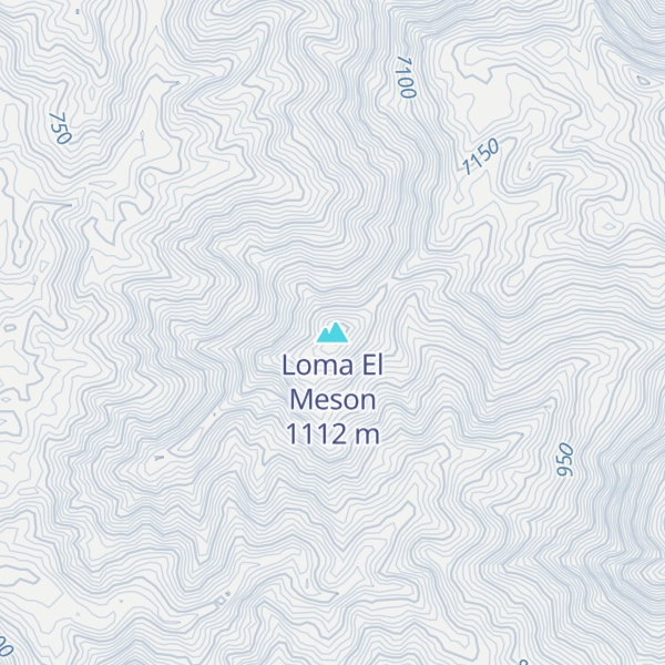 Map of Loma El Meson