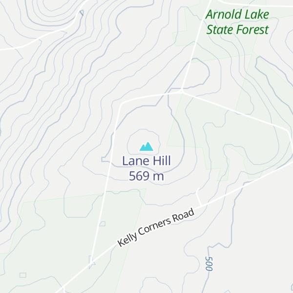 Map of Lane Hill