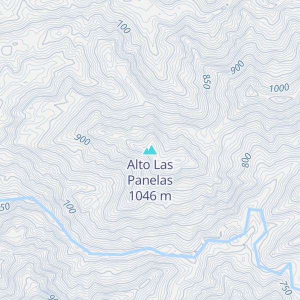 Map of Alto Las Panelas