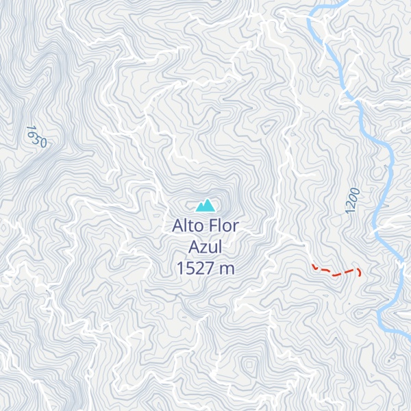 Map of Alto Flor Azul