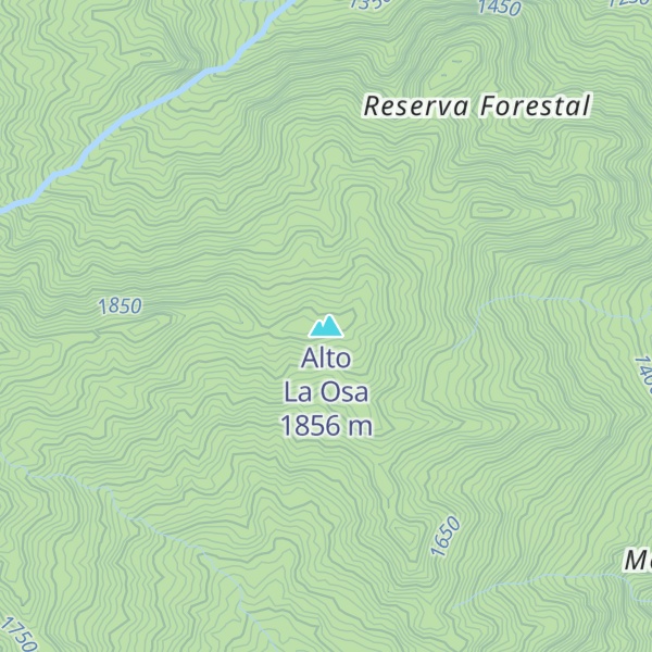 Map of Alto La Osa