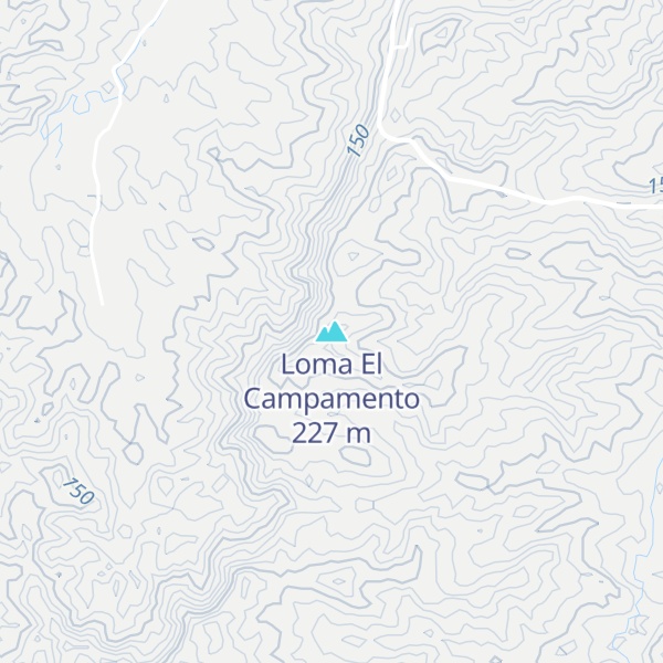 Map of Loma El Campamento