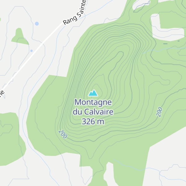 Map of Montagne du Calvaire
