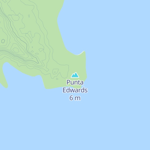 Map of Punta Edwards
