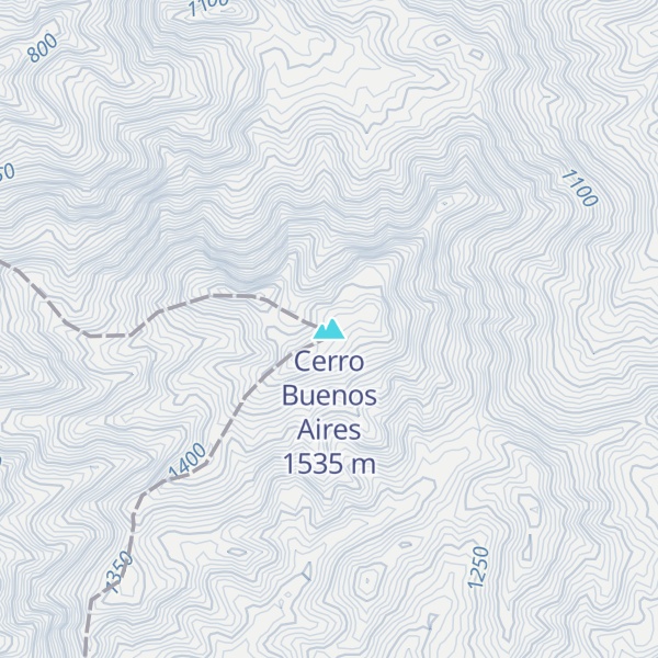 Map of Cerro Buenos Aires