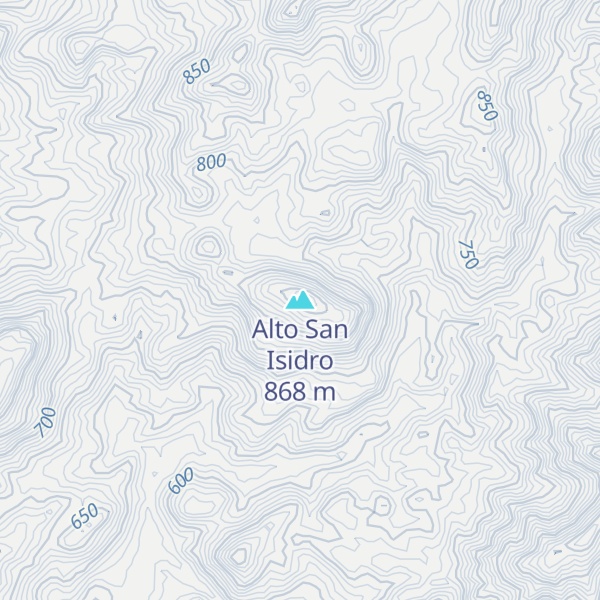 Map of Alto San Isidro