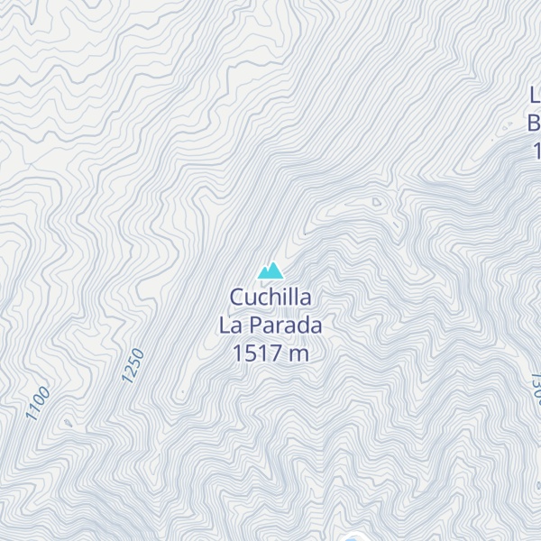 Map of Cuchilla La Parada
