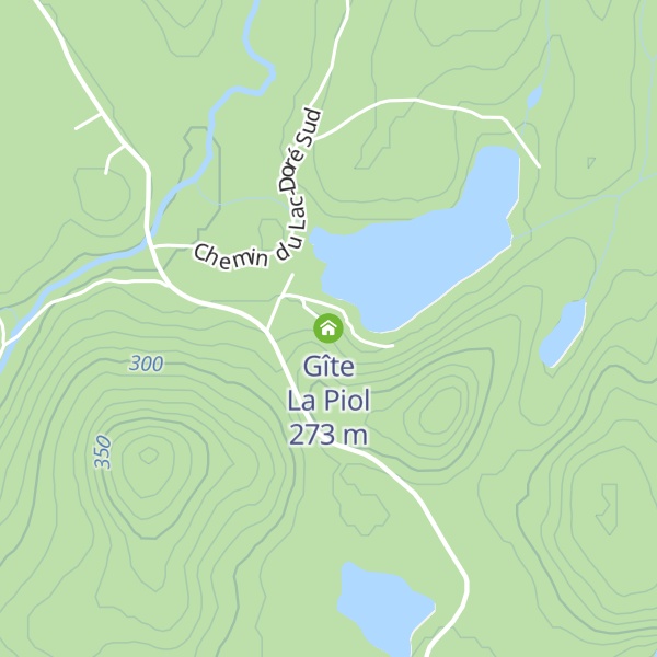 Map of Gîte La Piol
