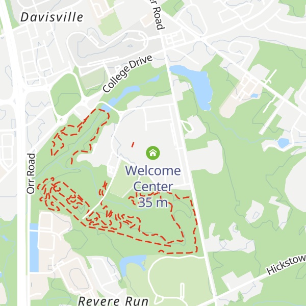Map of Welcome Center