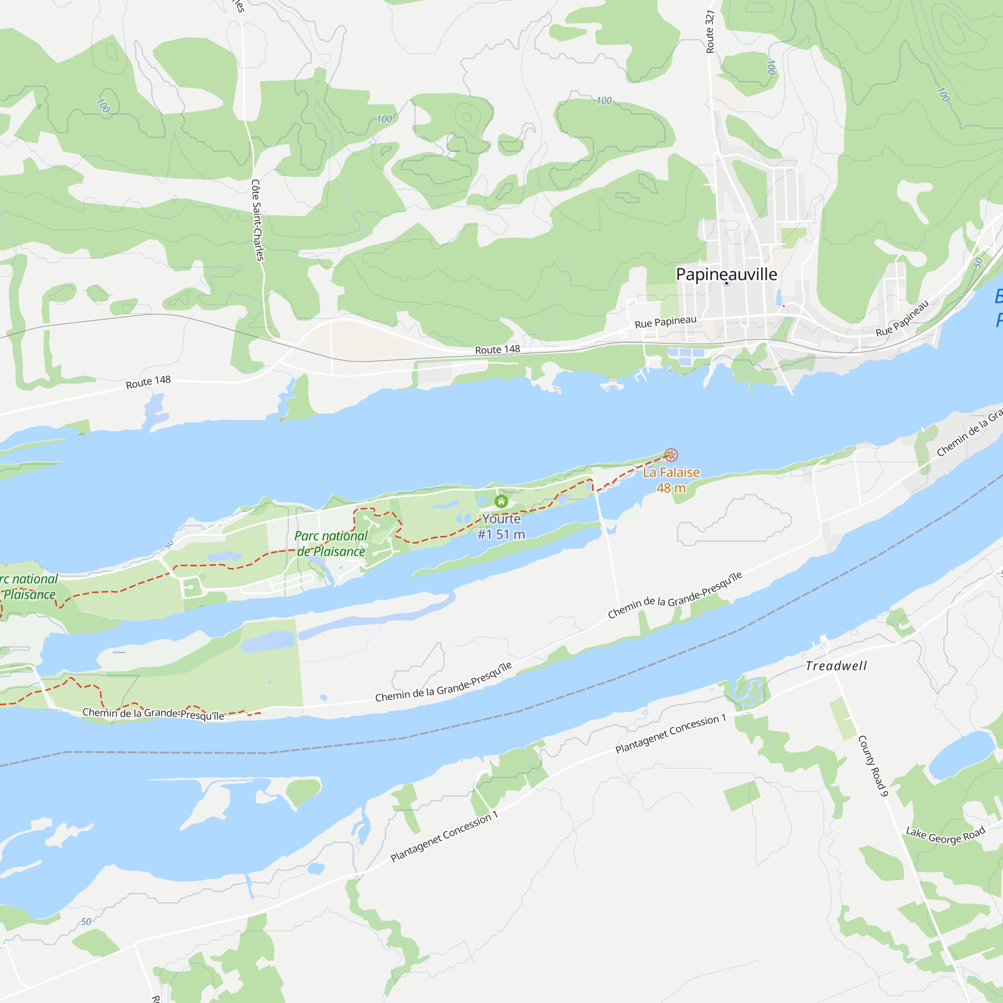 Yourte #1 map