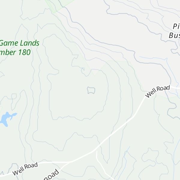 Map of Mud Pond Ridge