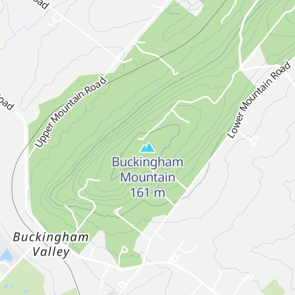 Map of Buckingham Mountain