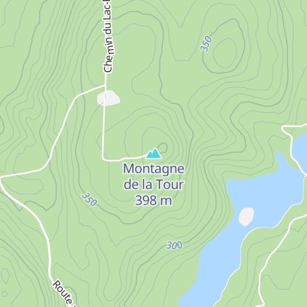 Map of Montagne de la Tour