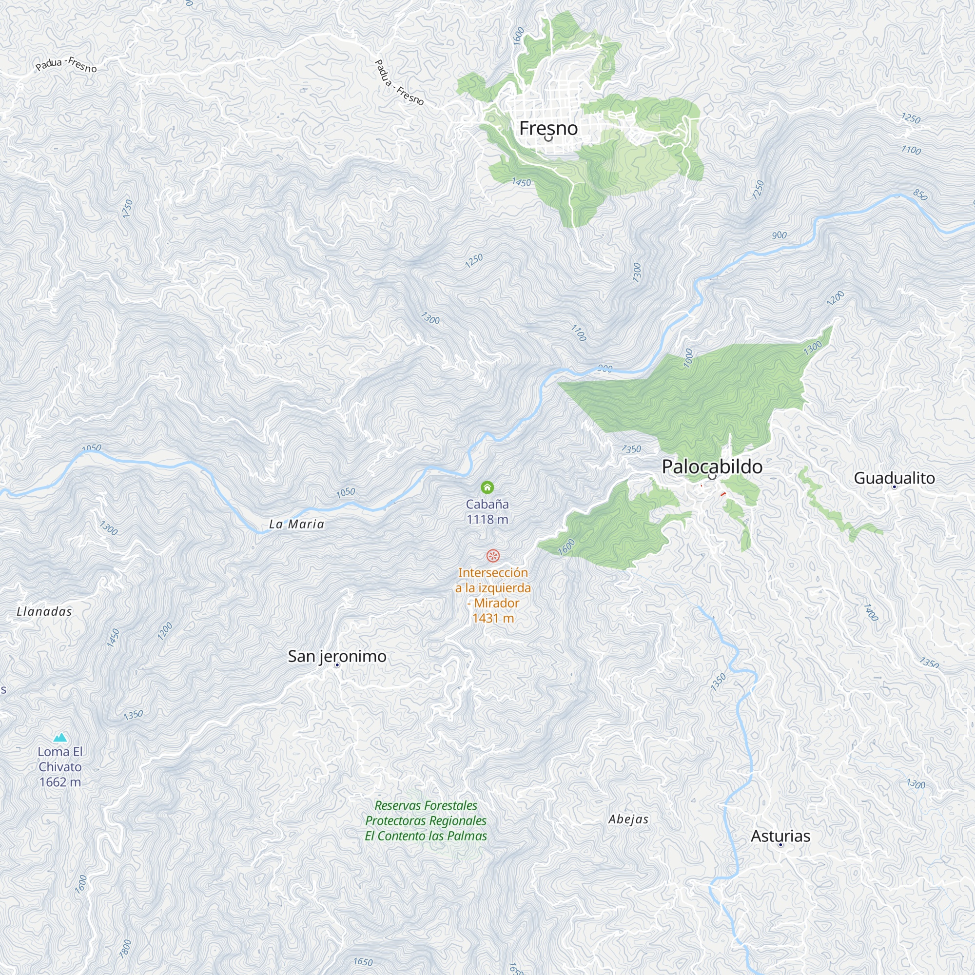 Cabaña map