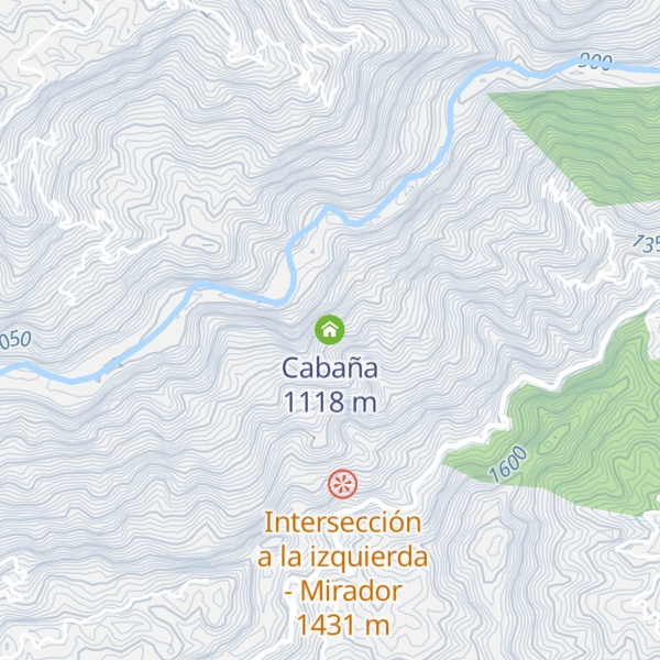 Map of Cabaña