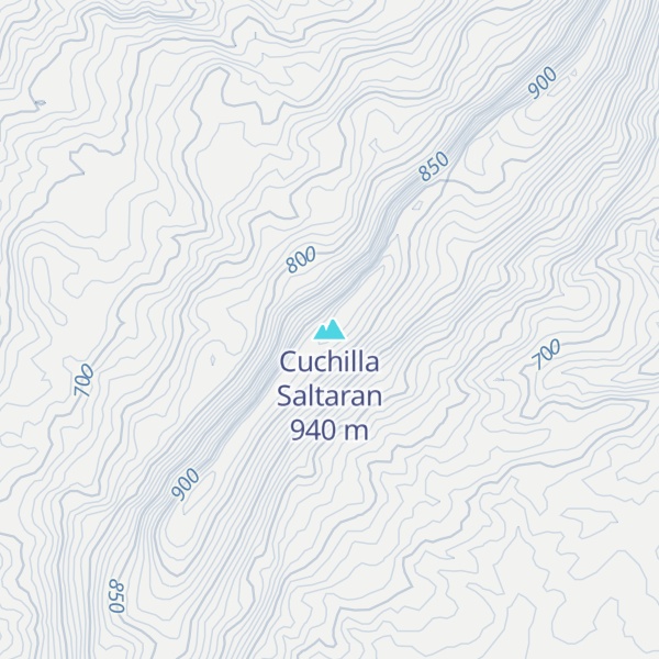 Map of Cuchilla Saltaran