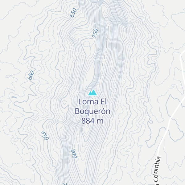 Map of Loma El Boquerón