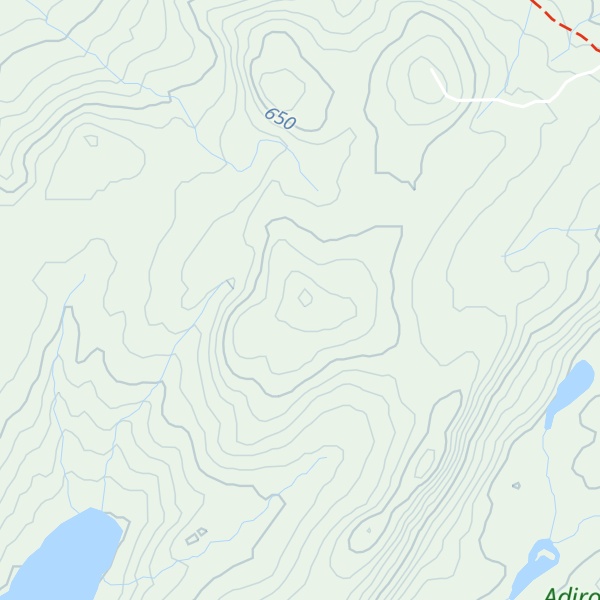 Map of Moose River Mountain