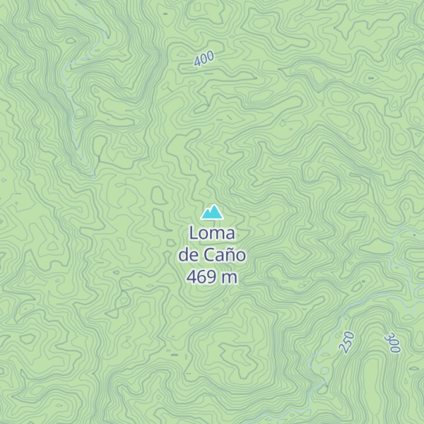 Map of Loma de Caño