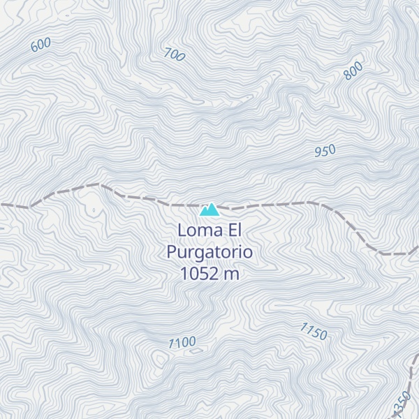Map of Loma El Purgatorio