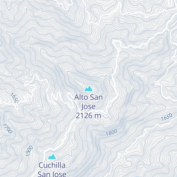 Map of Alto San Jose