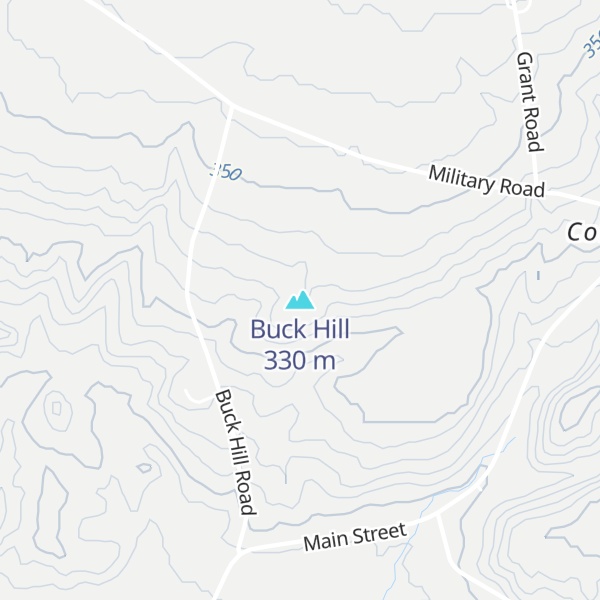 Map of Buck Hill