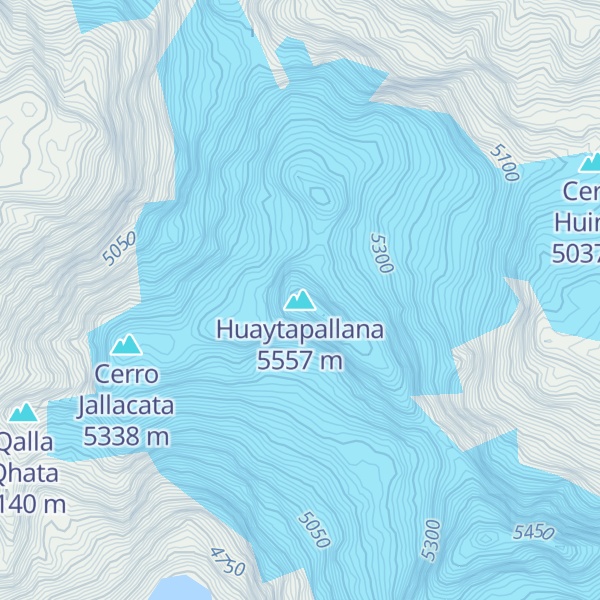 Map of Huaytapallana