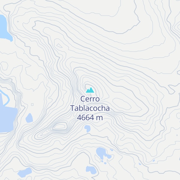 Map of Cerro Tablacocha