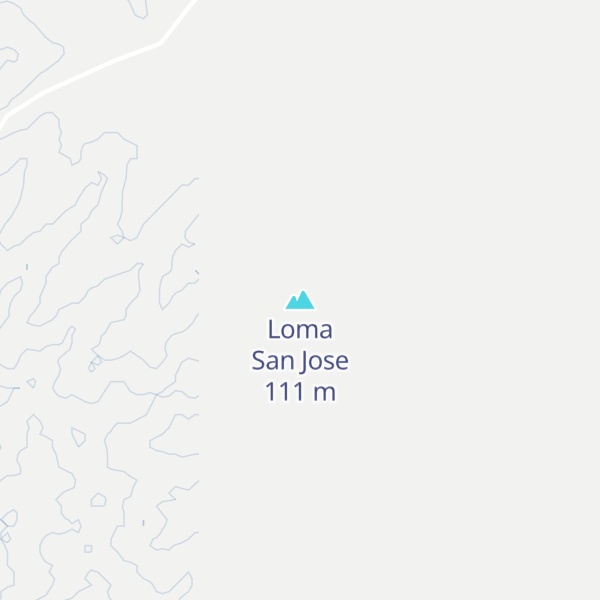 Map of Loma San Jose