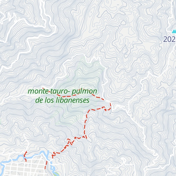 Map of Monte Tauro