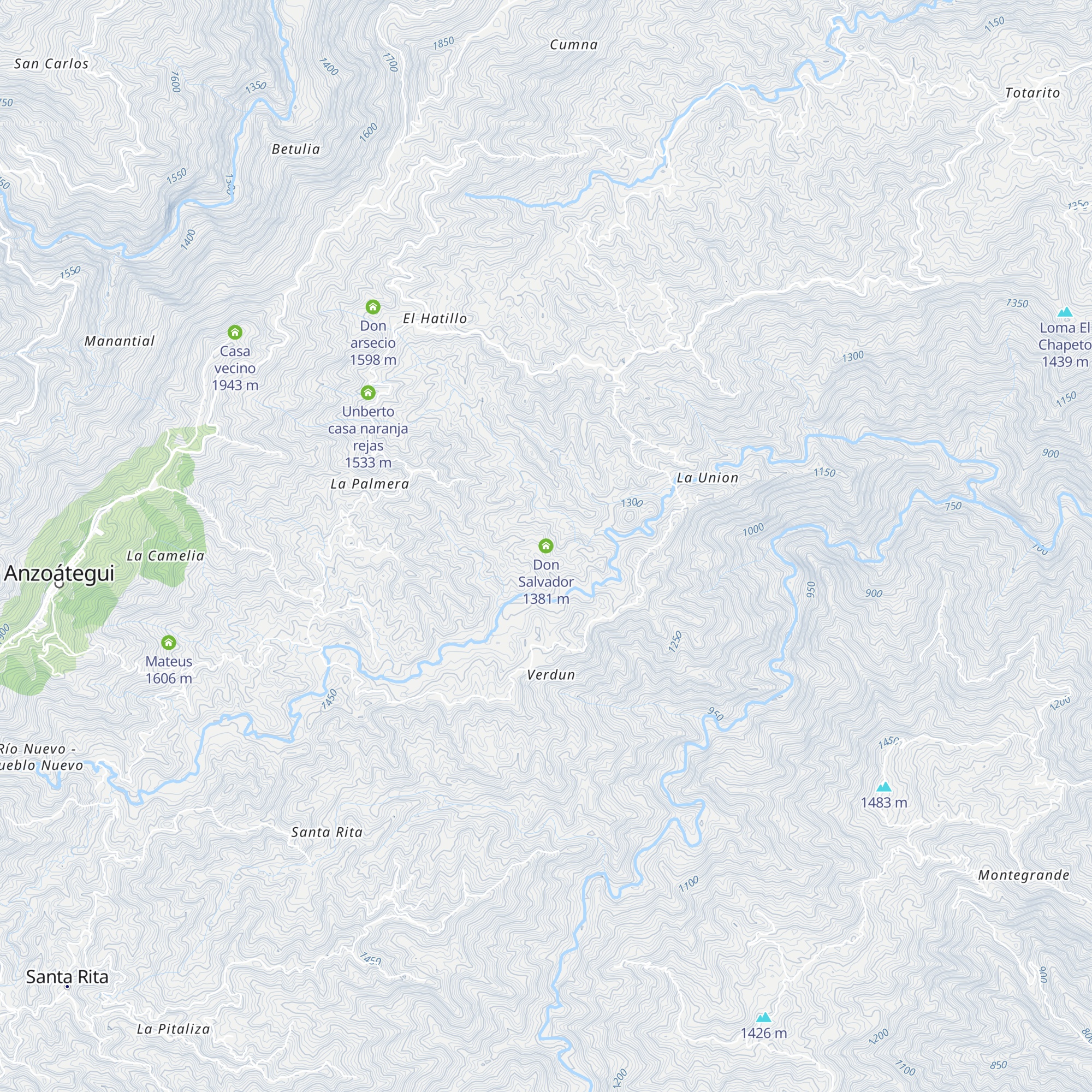 Don Salvador map