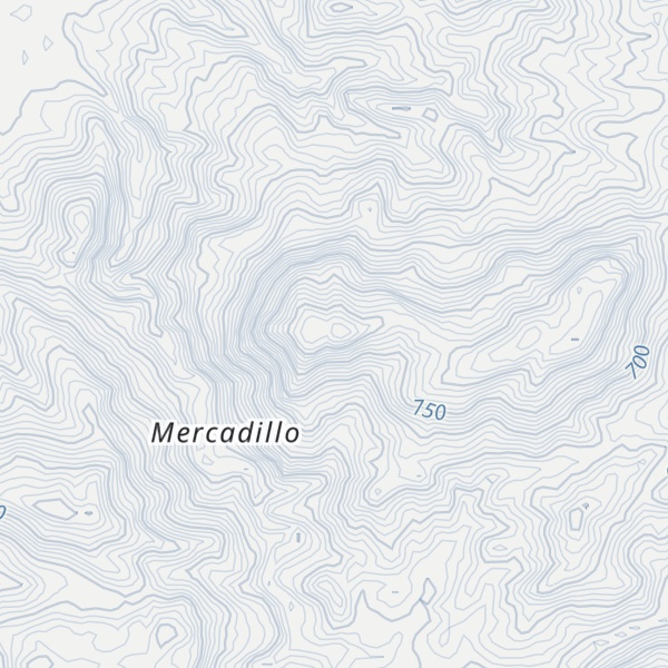Map of Cerro La Buitreral
