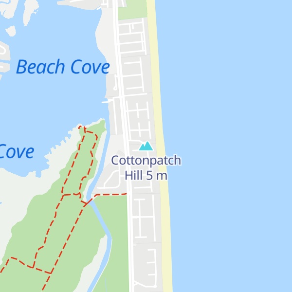 Map of Cottonpatch Hill