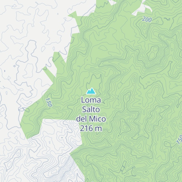 Map of Loma Salto del Mico