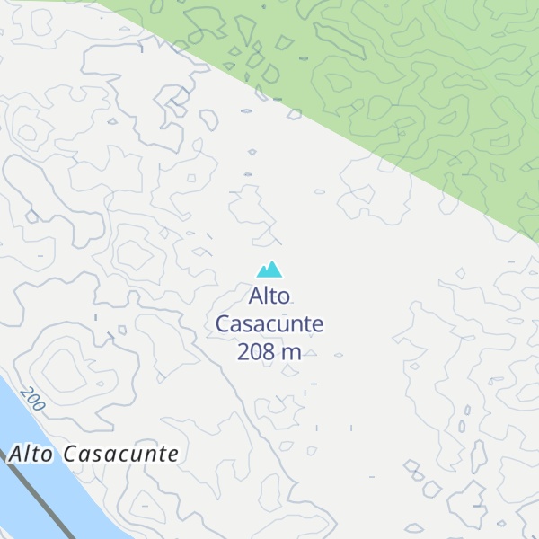 Map of Alto Casacunte