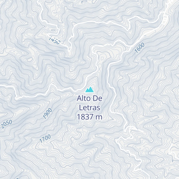 Map of Alto De Letras