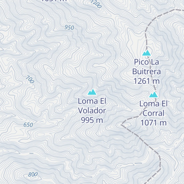 Map of Loma El Volador