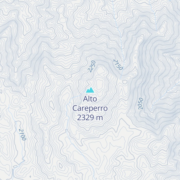 Map of Alto Careperro