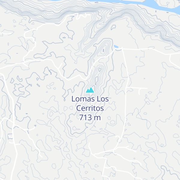 Map of Lomas Los Cerritos