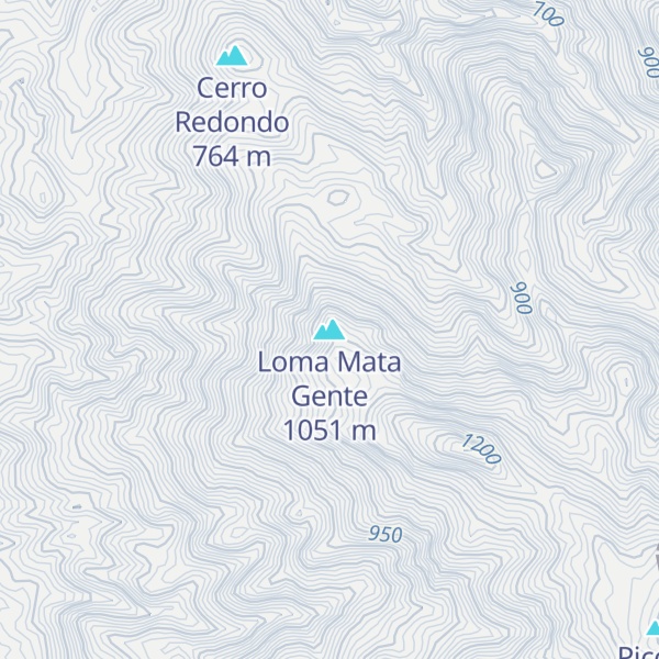 Map of Loma Mata Gente