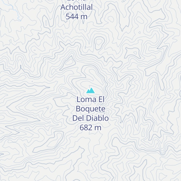 Map of Loma El Boquete Del Diablo