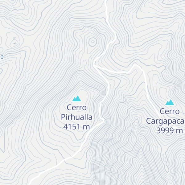 Map of Cerro Tayaorjo