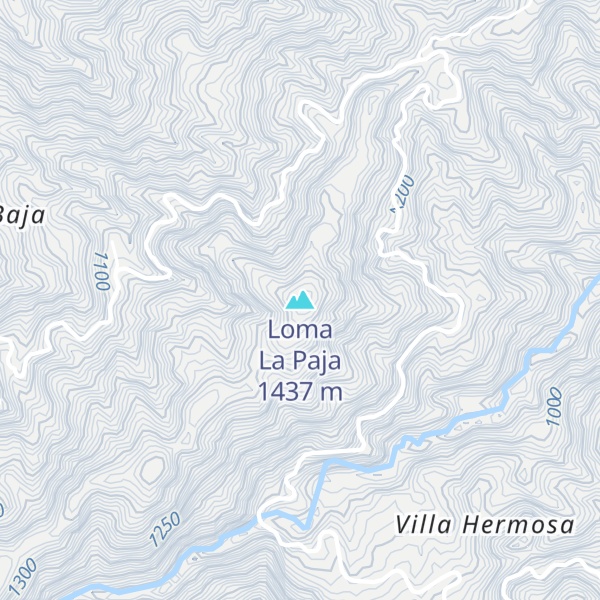 Map of Loma La Paja