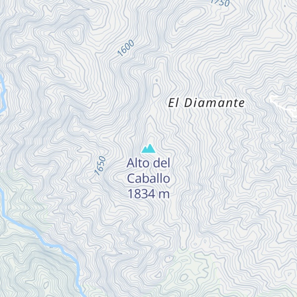 Map of Alto del Caballo