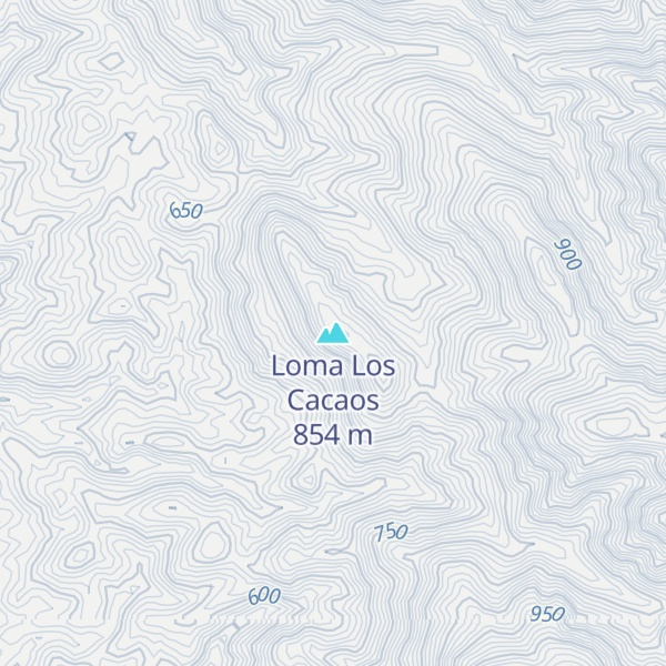 Map of Loma Los Cacaos