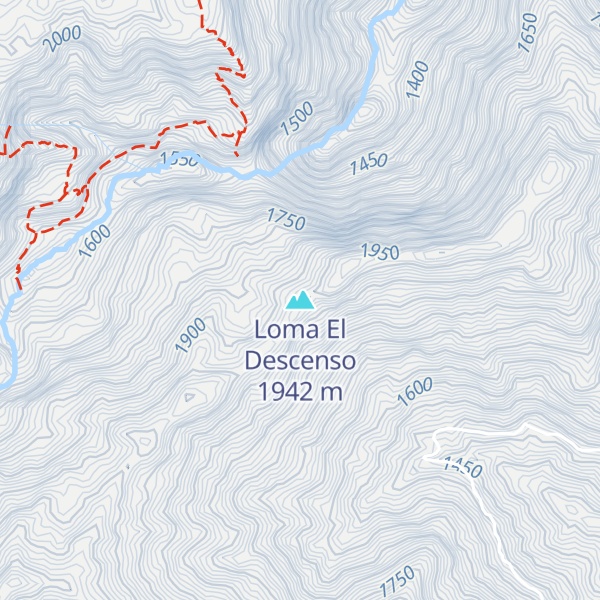Map of Loma El Descenso