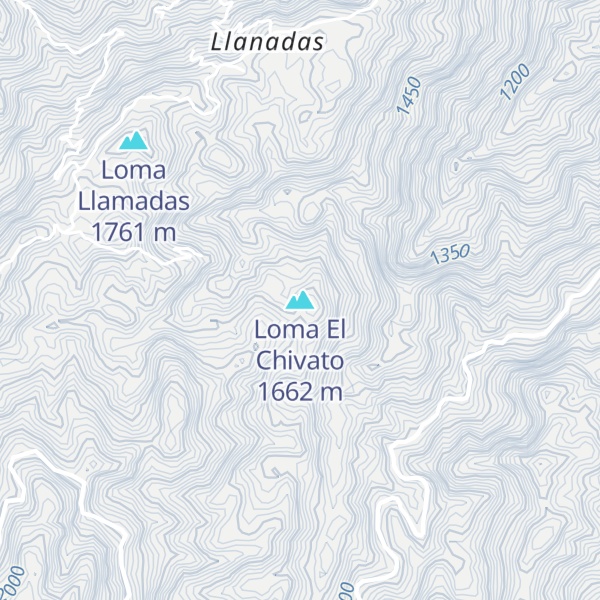 Map of Loma El Chivato