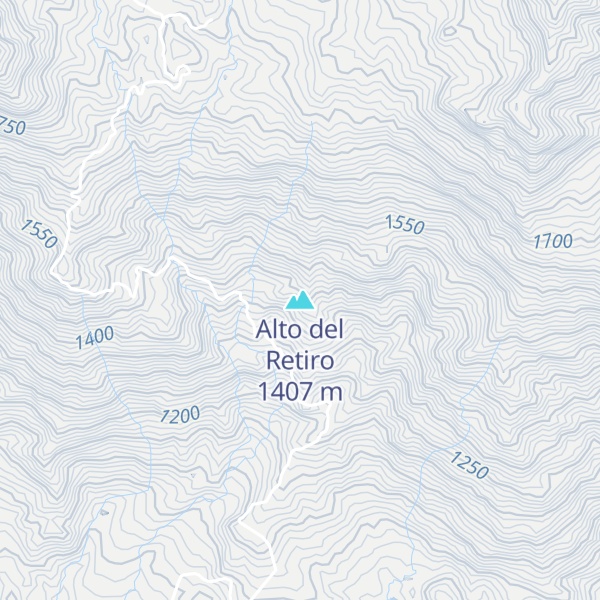 Map of Alto del Retiro