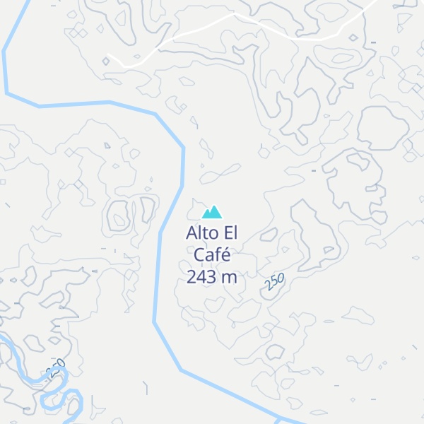 Map of Alto El Café