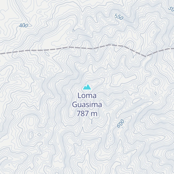 Map of Loma Guasima